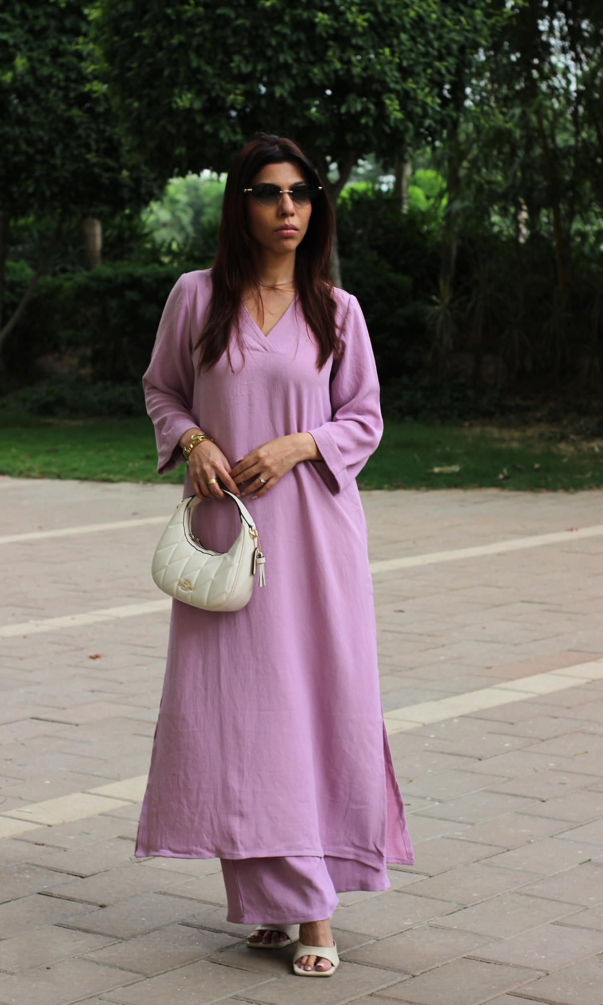 Misty Pink Textured Co-ord