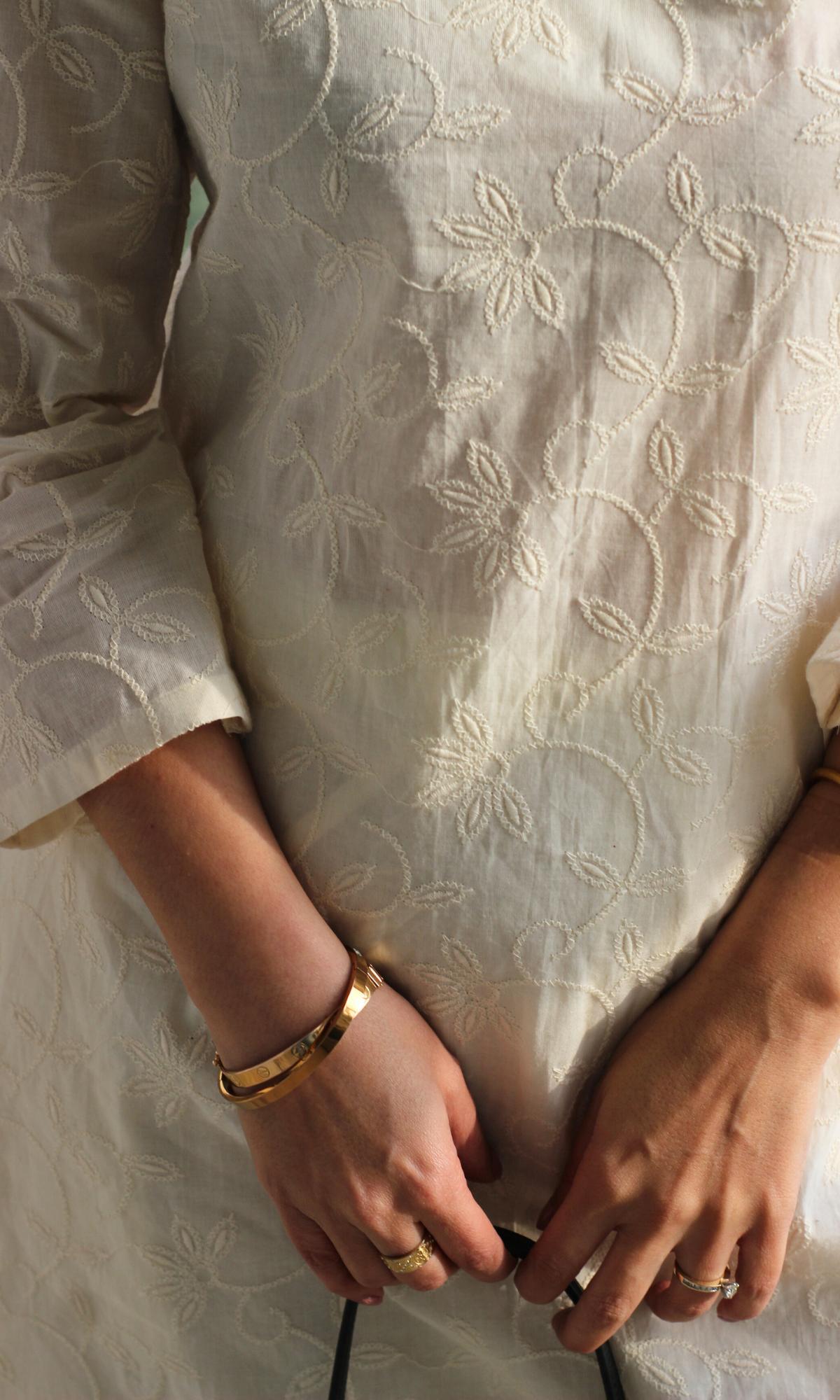 Pearl Overall Embroidered Kurta & Cotton Pants