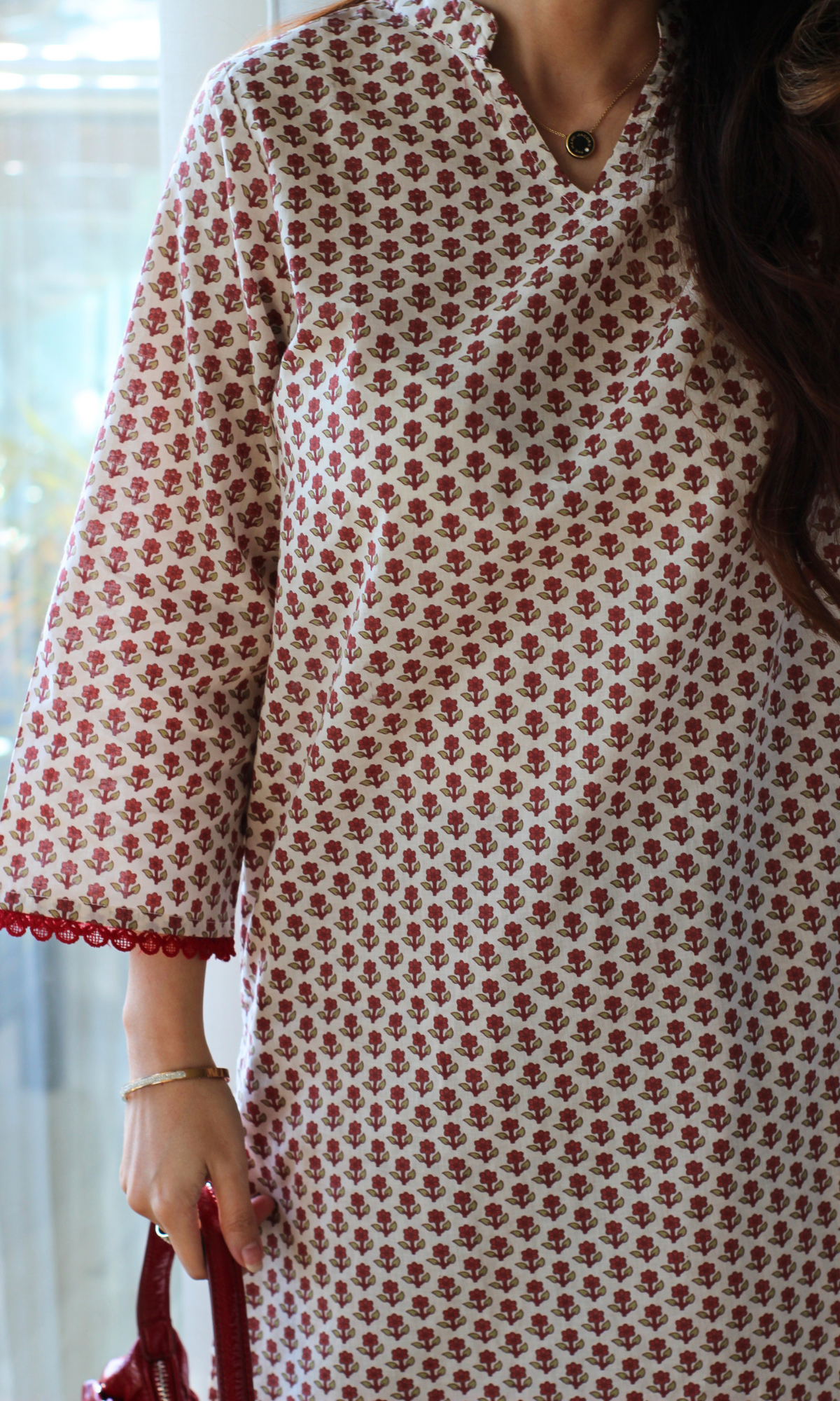 Rani Buti Cotton Kurta, Farshi Slawaar Set