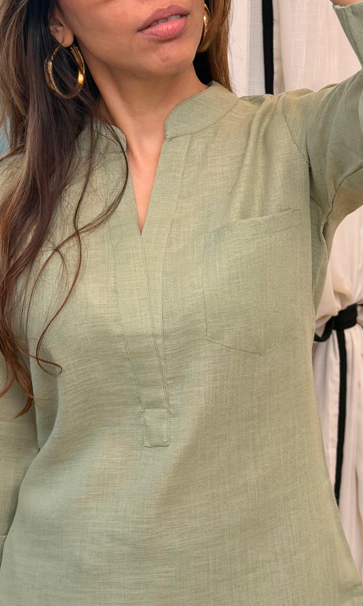 Sunday Sage Linen Kurta Set