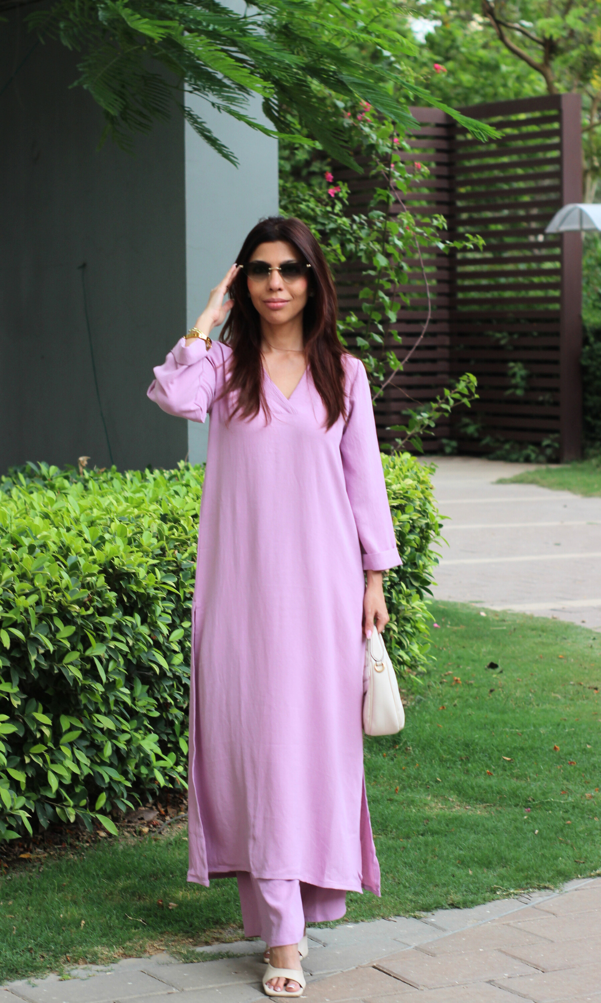 Misty Pink Textured Co-ord