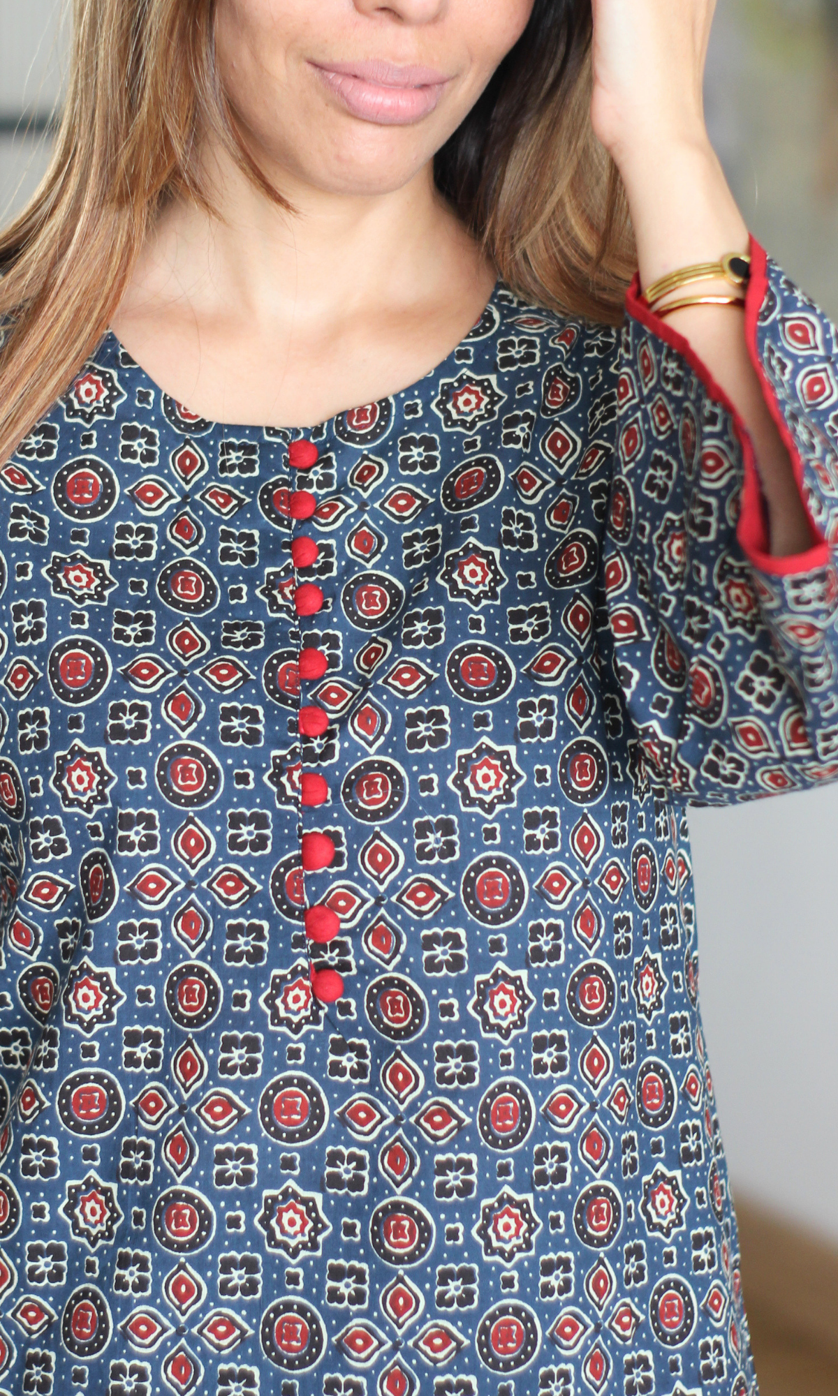 Emma Indigo Farshi Coord