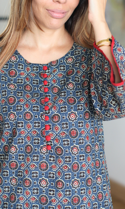 Emma Indigo Farshi Coord