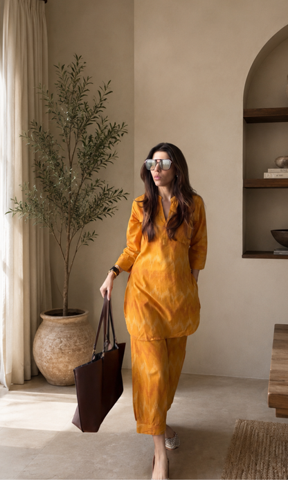 Sunshine Wave Handloom Cotton Co-ord