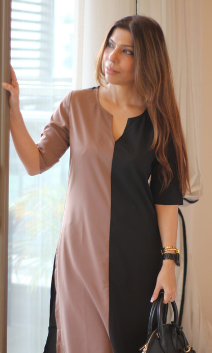 Espresso Black Kurta & Pants
