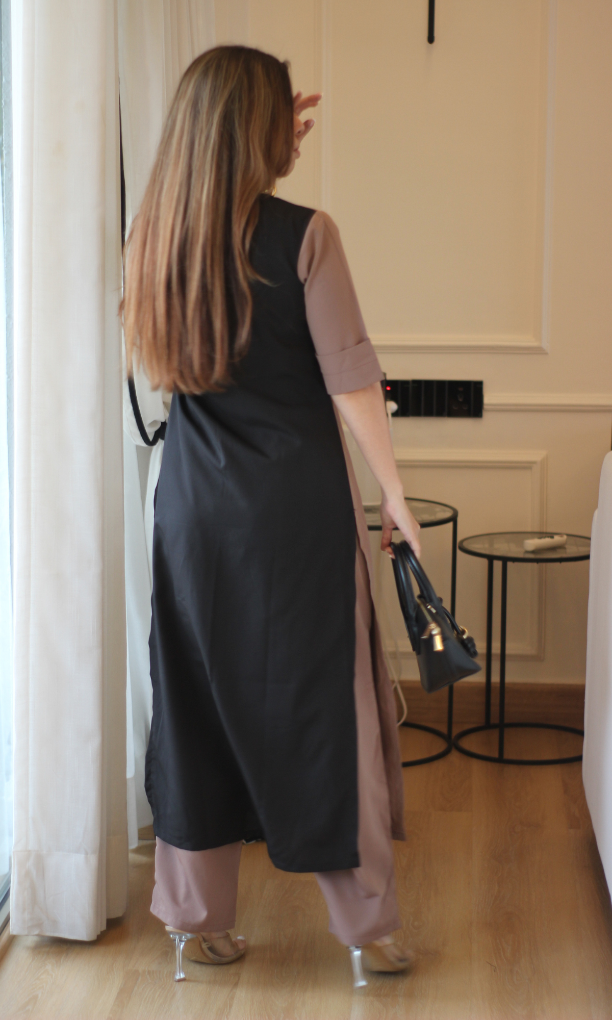 Espresso Black Kurta & Pants