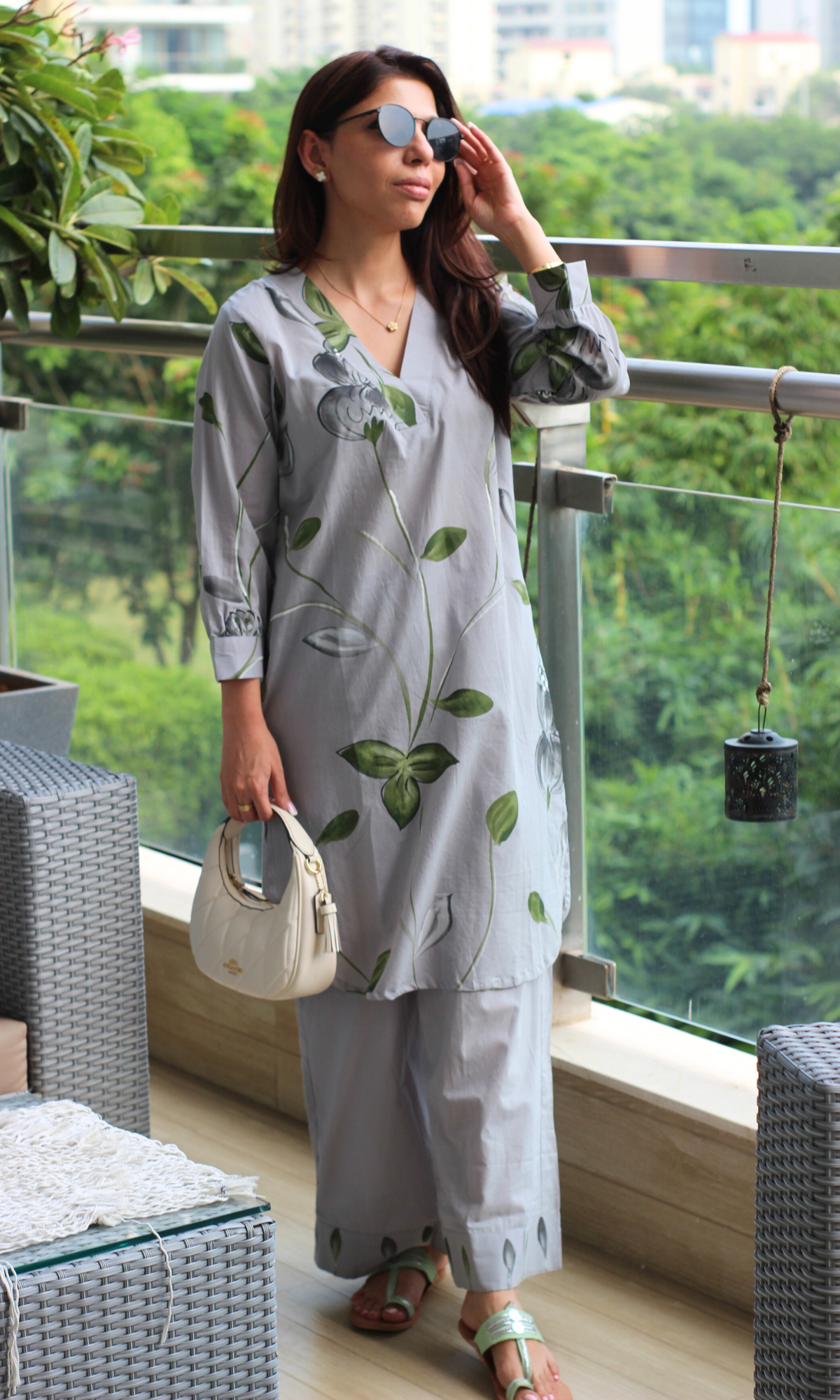 Myst Grey Handbrush Painted Co-ord