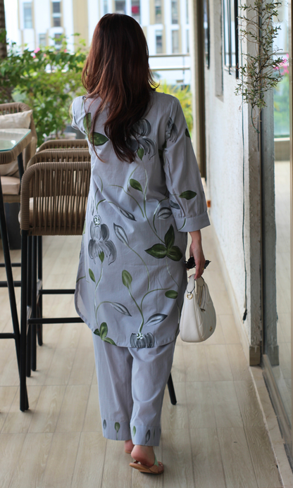 Myst Grey Handbrush Painted Co-ord