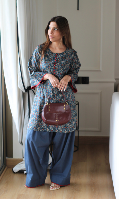 Emma Indigo Farshi Coord