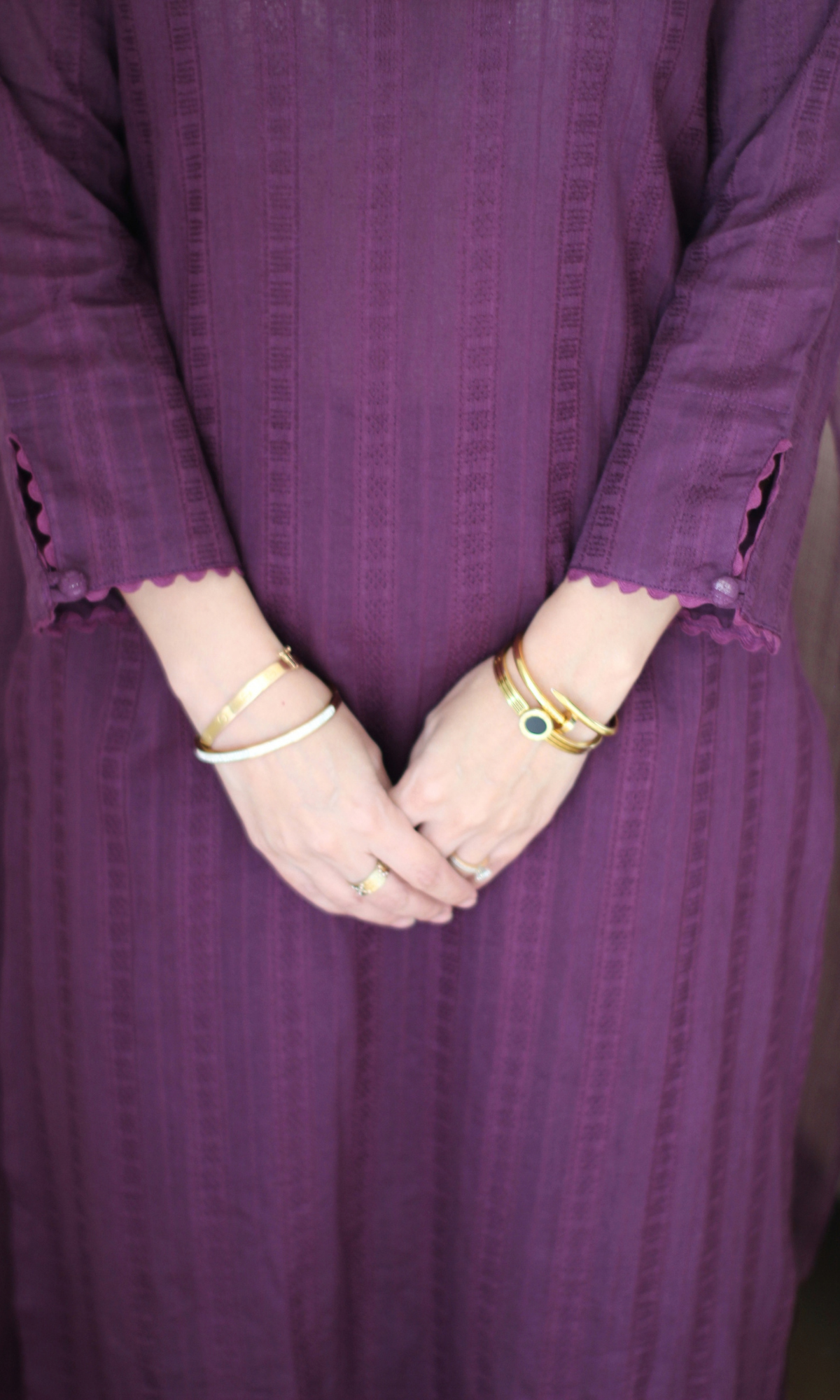 Fig Cotton Dobby Kurta, Pant & Kota Doria Dupatta